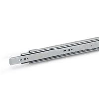 GN 1450 Stainless Steel Telescopic Slide with Full Extension Load Capacity up to 510 N